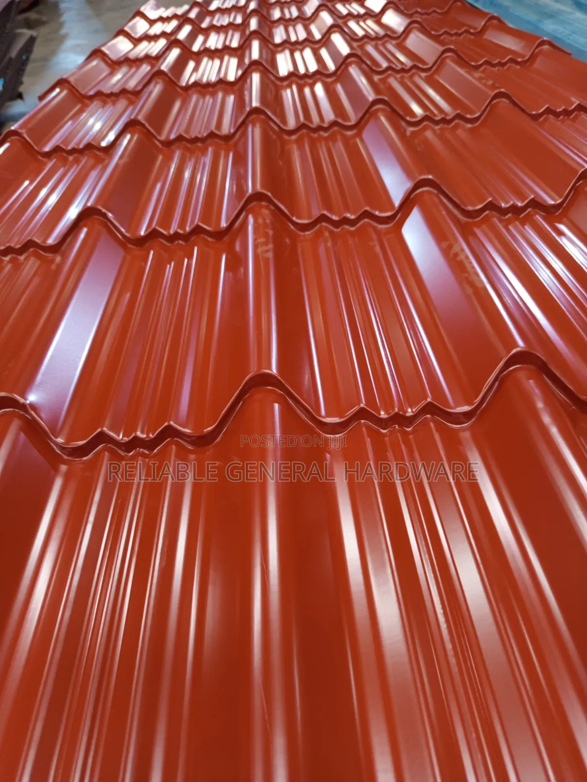 Iron Sheets G.28 Red Supertile Roofings