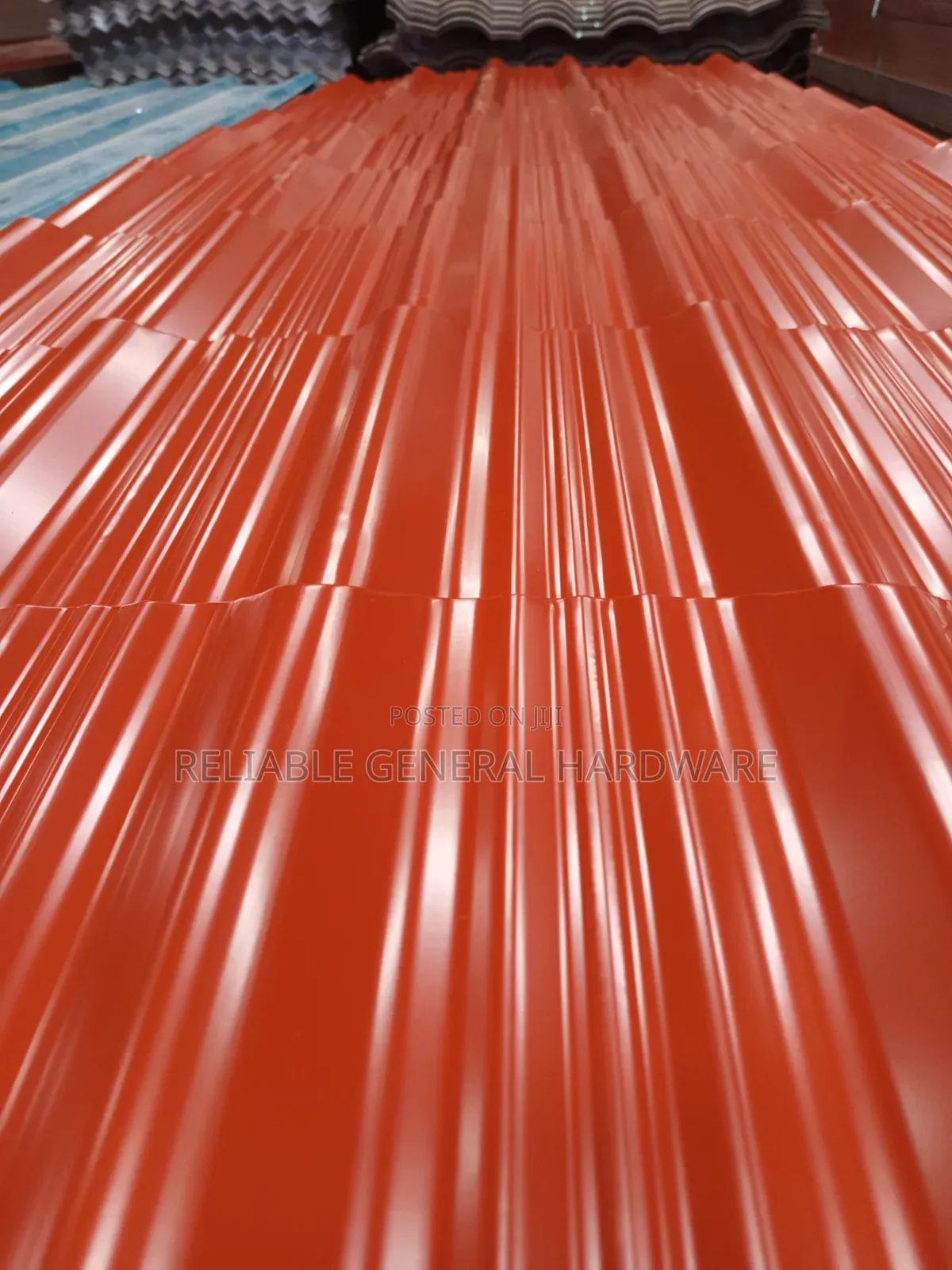 Iron Sheets G.28 Red Supertile Roofings