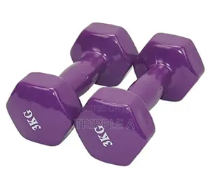Premium Quality 3kg Vinyl Dumbell 2 PCS