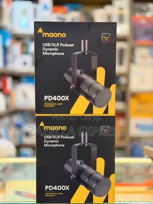 Maono Pd400x USB/XLR Podcast Dynamic Microphone –Professional Mic