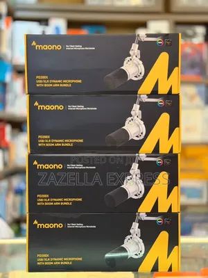 Maono Usb/XLR Dynamic Microphone With Boom Arm Bundle for Singing
