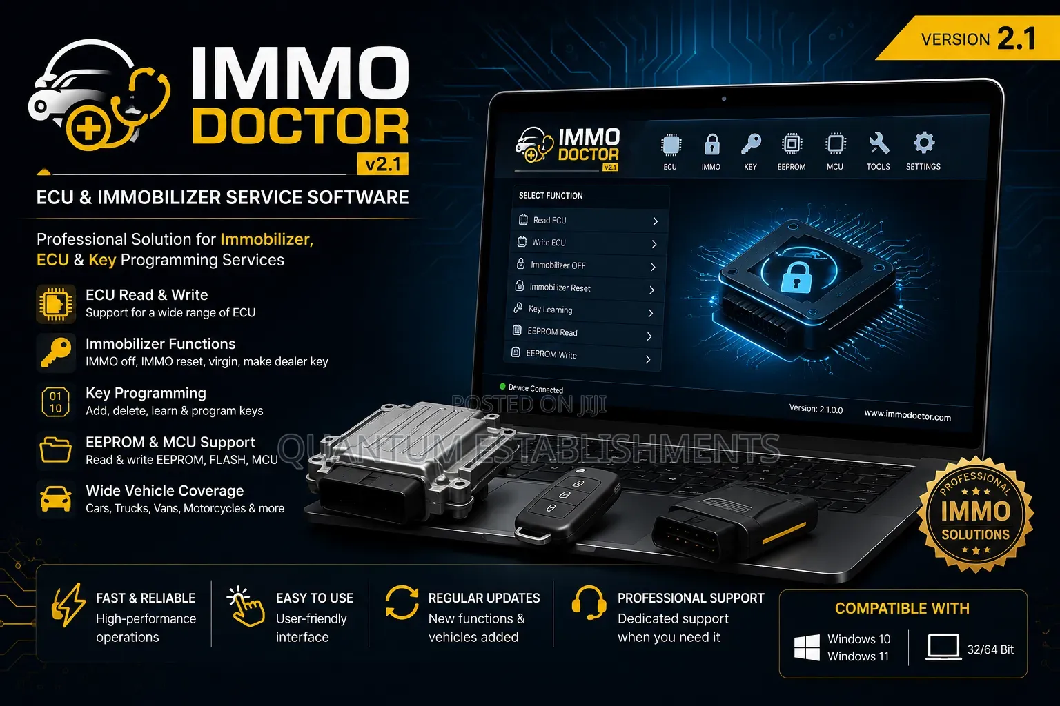 Immo Doctor V2.1 | Ecu and Immobilizer Service Software