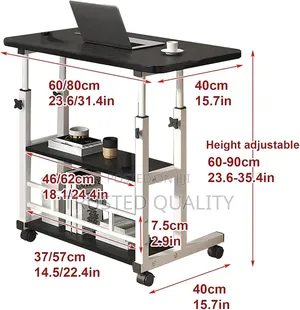 Adjustable Height Laptop Table