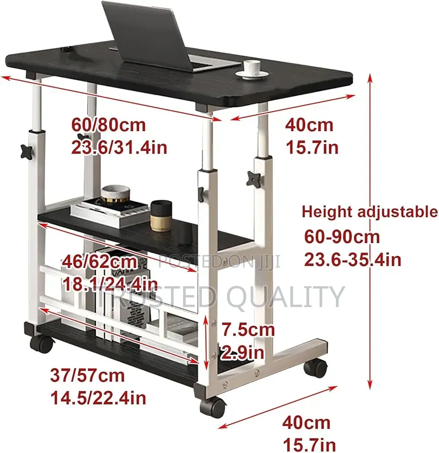 Adjustable Height Laptop Table