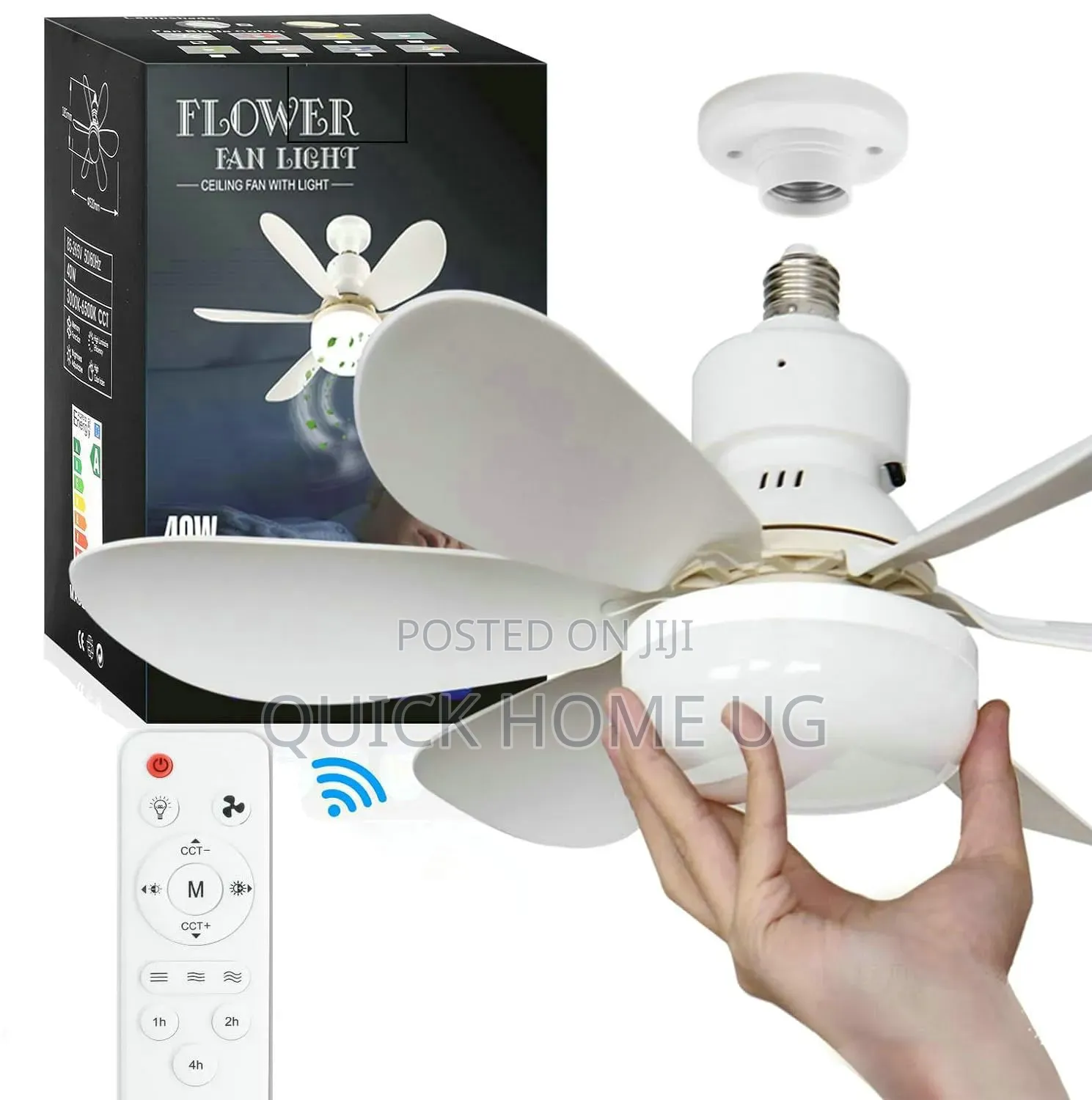 Speed Ceiling Fan Light