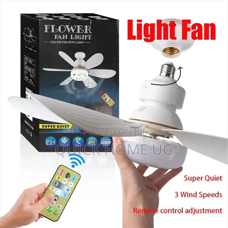 Speed Ceiling Fan Light