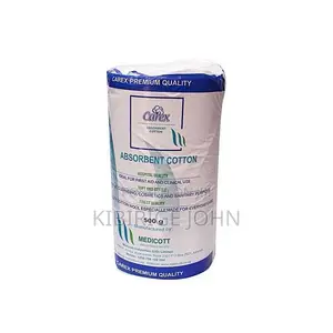 Carex Cotton Wool 500g -white, 6 Pcs