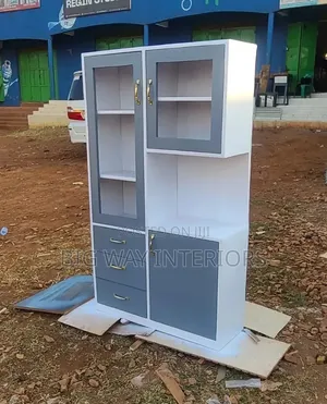 Gray and White Sideboard 3by5