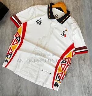 Vintage Jersey for Uganda Crans White