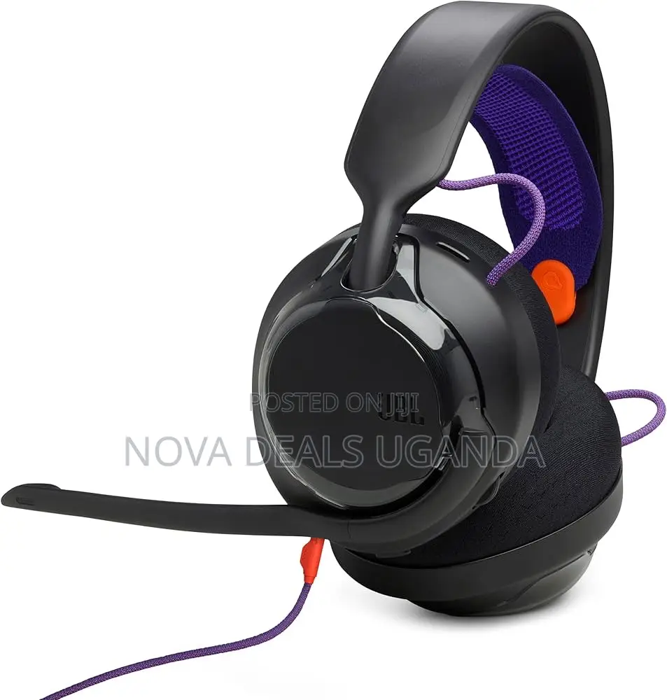 JBL Quantum 250 Multi-Platform Gaming Headset With Cable, Black