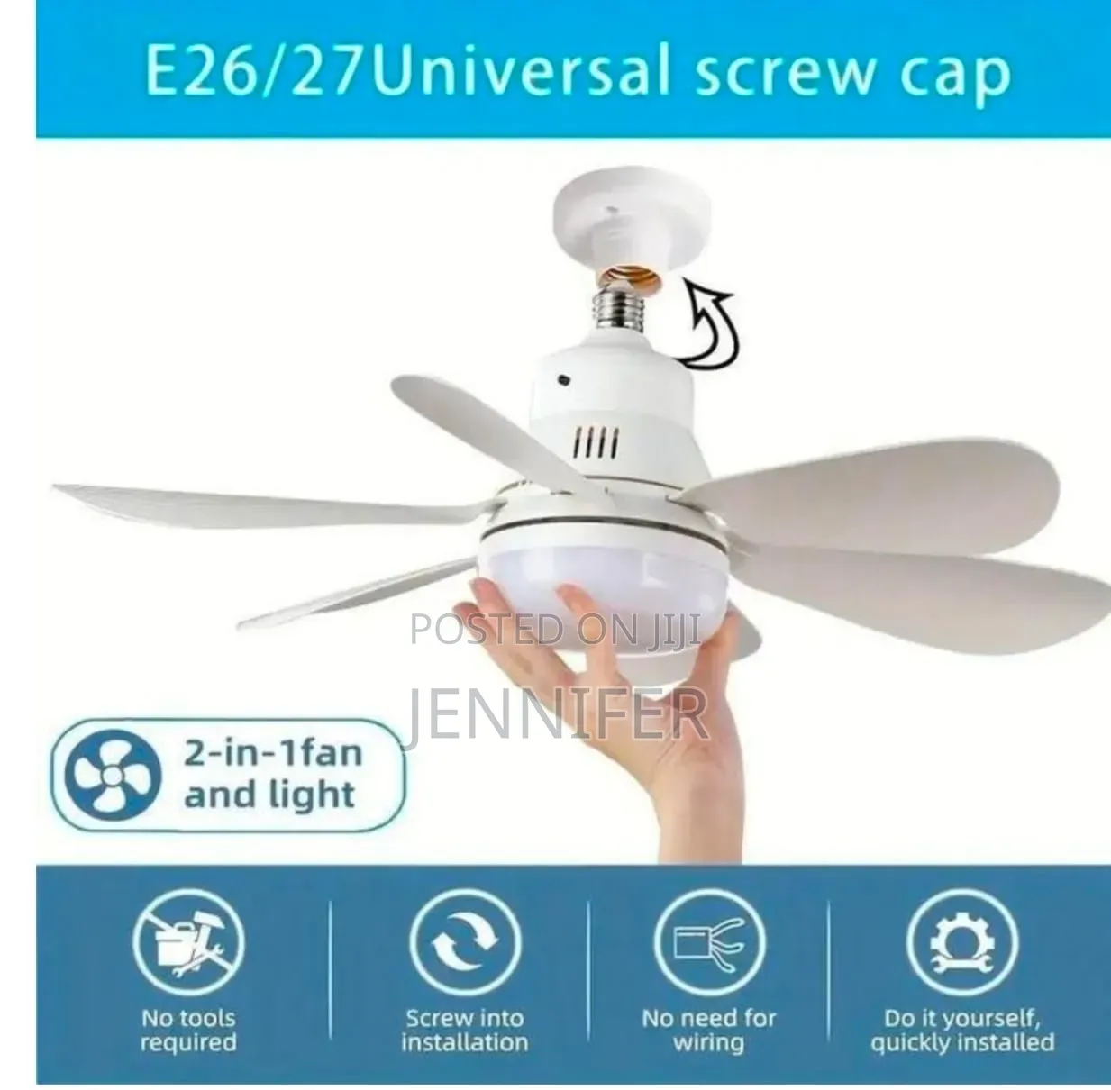Modern White Led Ceiling Fan