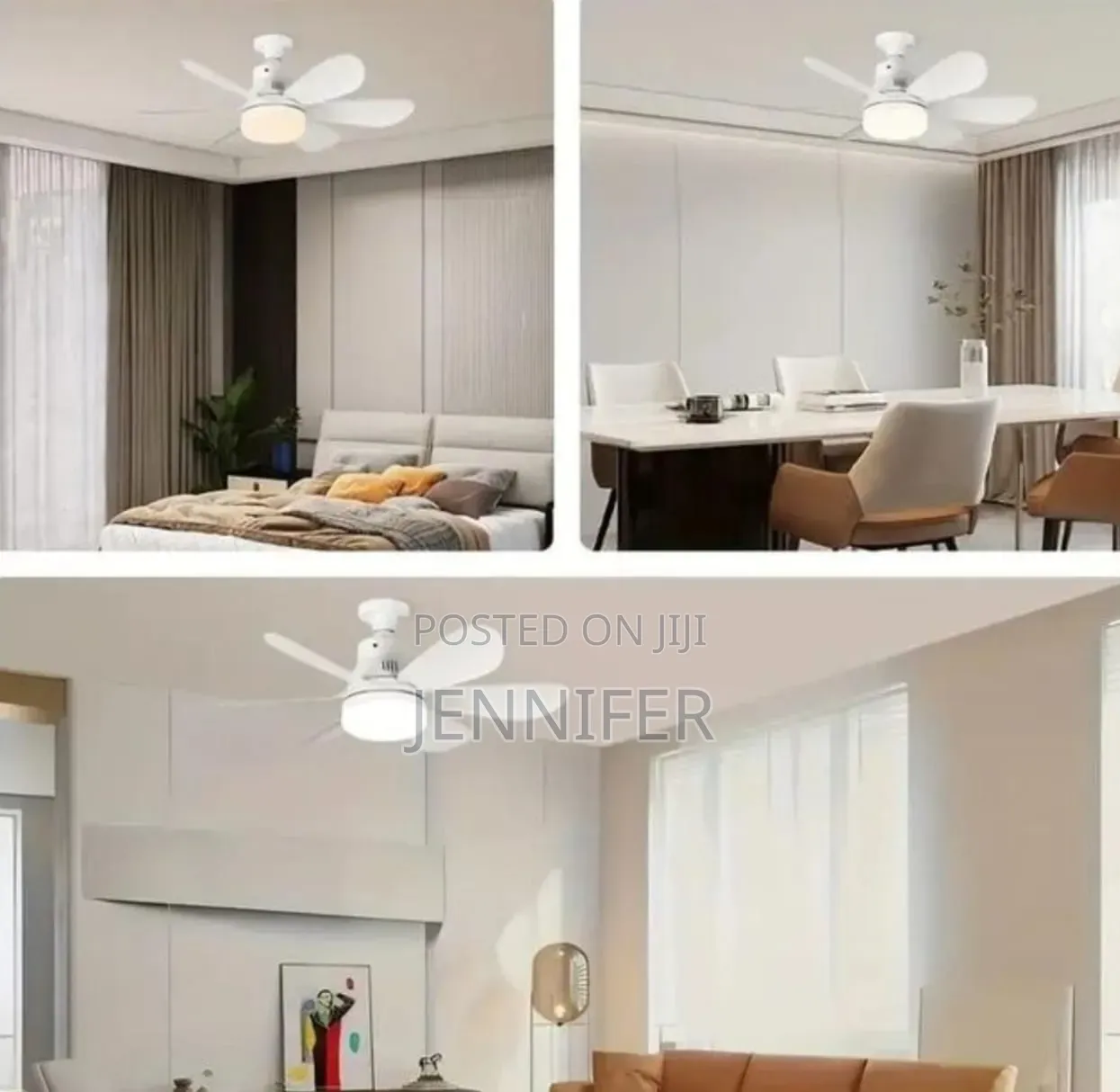 Modern White Led Ceiling Fan