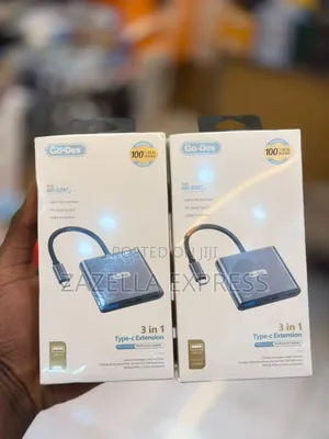 Go Des 3in1 USB C Adapter to Hdmi Output USB 3.0 Data Transfer