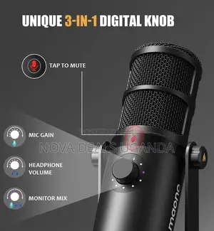Maono Pd400x Usb/XLR Podcast Dynamic Microphone With Gain Control
