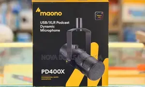 Maono Pd400x Usb/XLR Podcast Dynamic Microphone With Gain Control