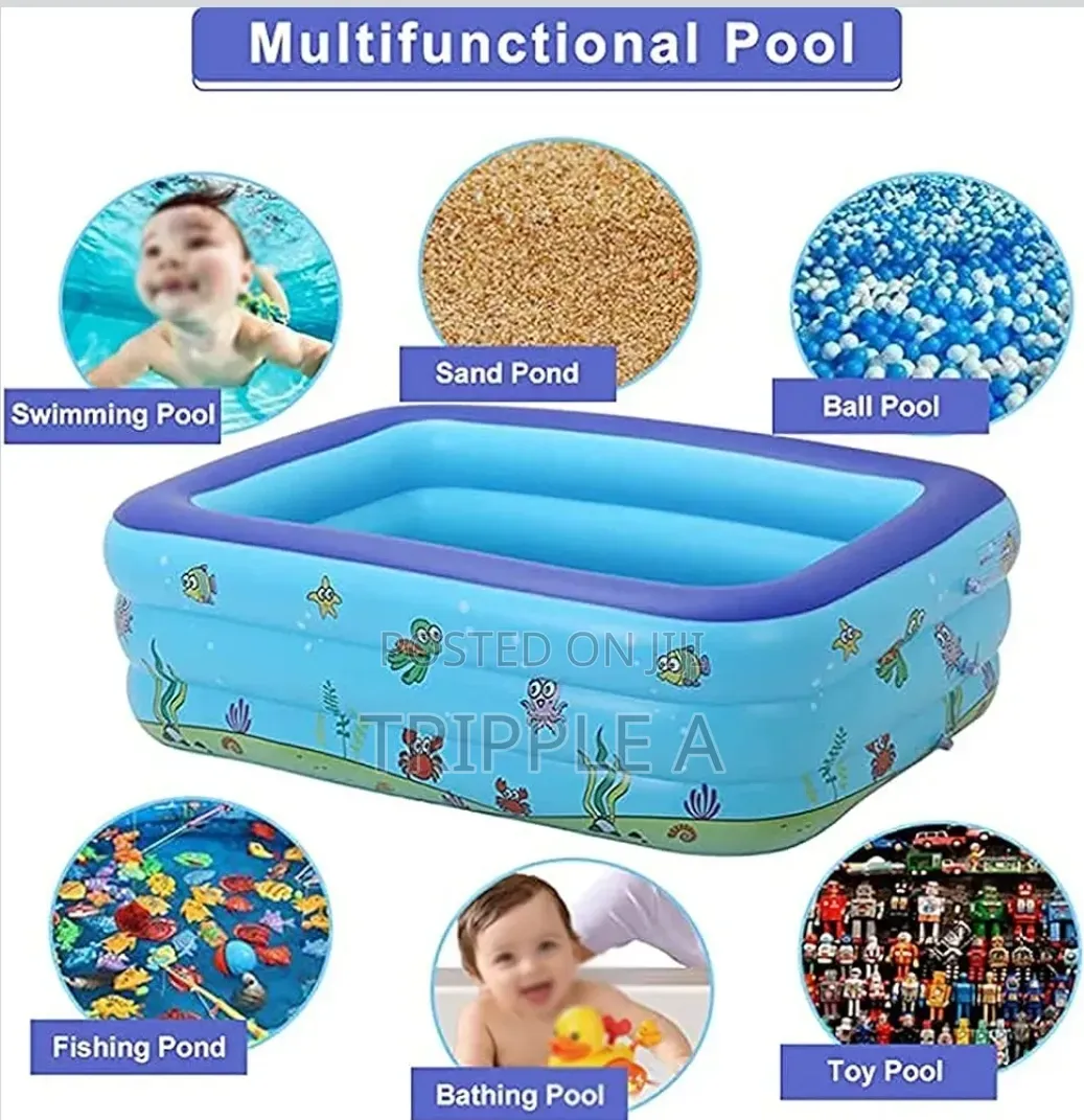 Three Ring Rectangular Pool