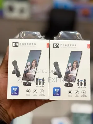  Dual Wireless Lavalier Microphone Plug and Play, No Need App
