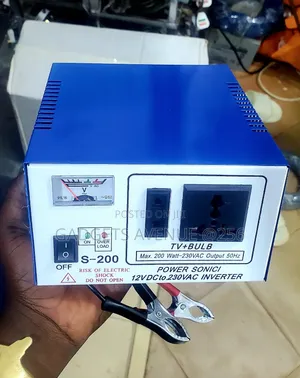 Power Sonici S-200 Is a 12v Dc to 230v Ac Solar Inverter Designed .
