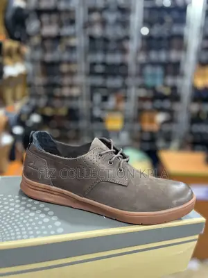 Original Clarks Premium Brown Pure Leather Casual Shoes