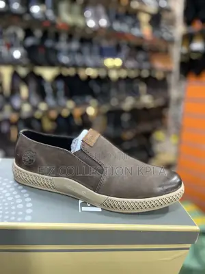 Original Timberland Premium Brown Slip-on Casual Leather Shoes