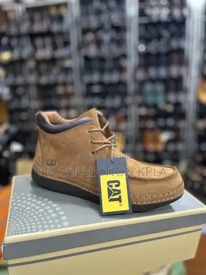 Original Cat Premium Brown Leather Boots