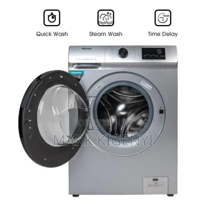 Hisense 9kg Automatic Front Load Washing Machine – 2-Year Warranty