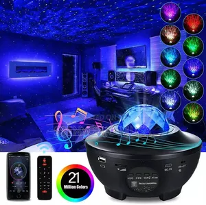 Night Light Music Starry Sky Projector Lamp With Bt Speaker