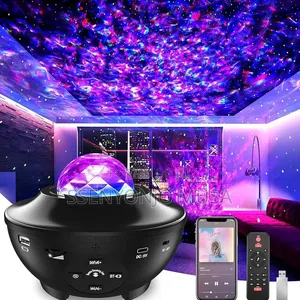 Night Light Music Starry Sky Projector Lamp With Bt Speaker