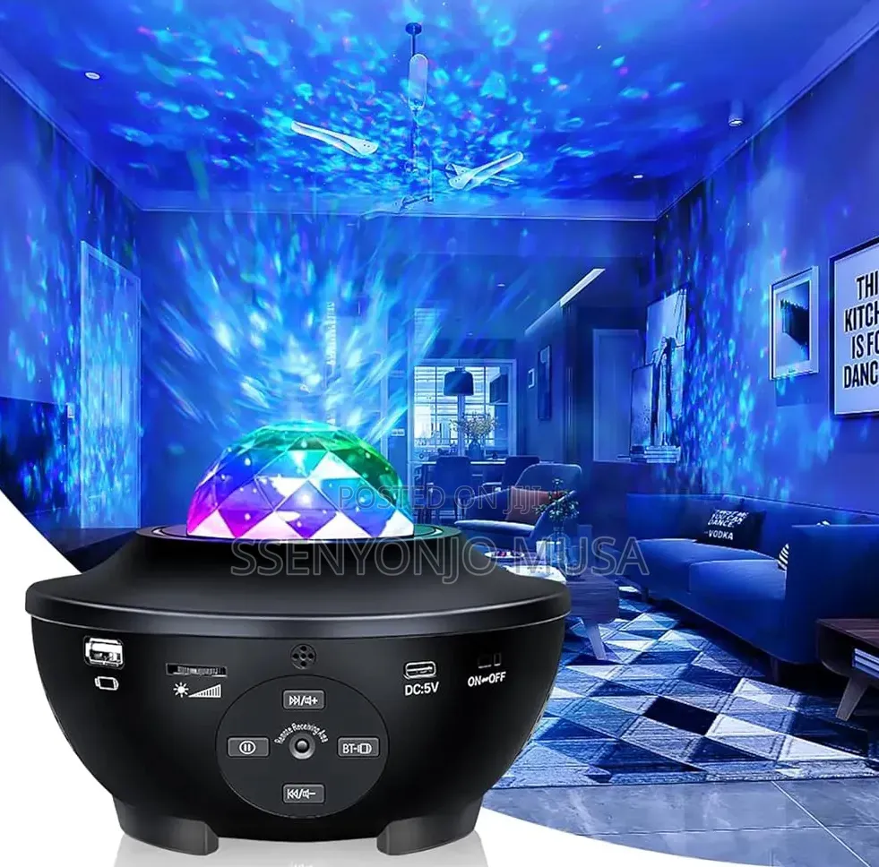 Night Light Music Starry Sky Projector Lamp With Bt Speaker