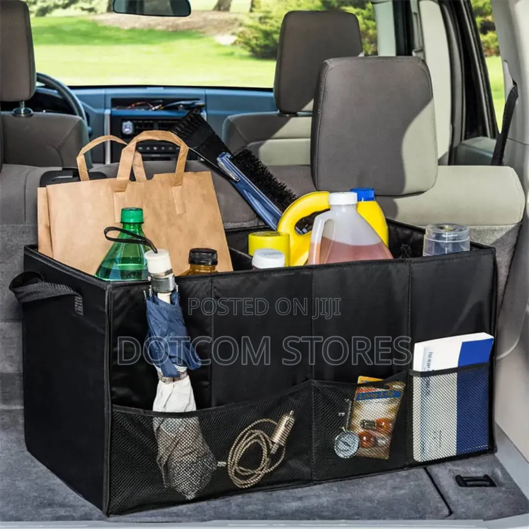 Black, Foldable Trunk Organizer