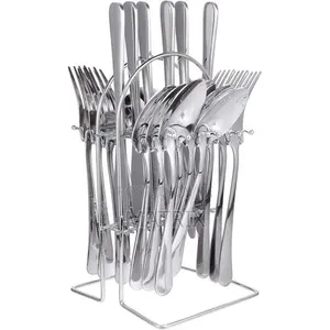 24pcs Flatware Cutlery Set With Stand