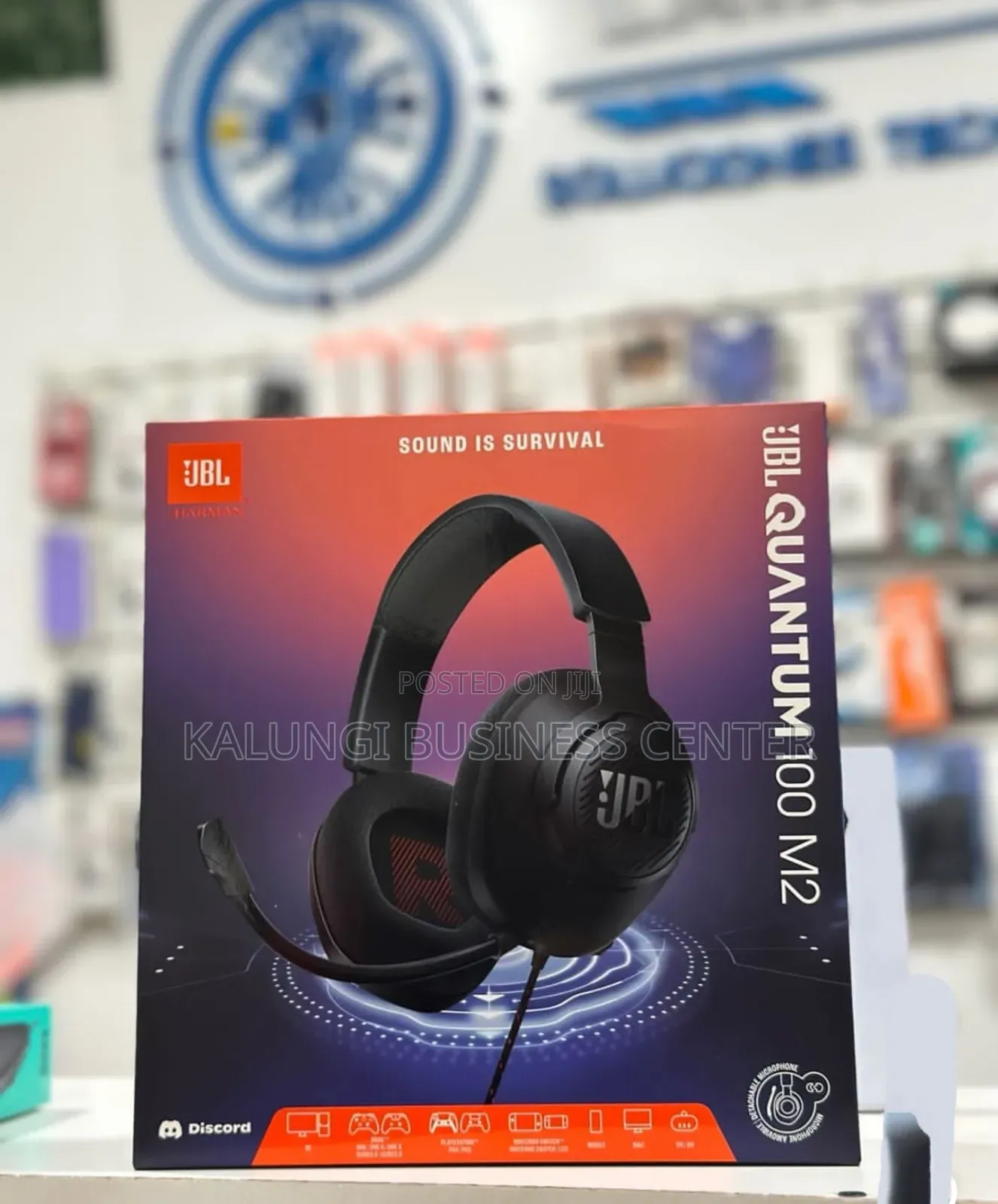 JBL Quantum 100m2 Wired Gaming Headphones