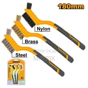 Ingco 3 Pieces Abrasive Brush Set
