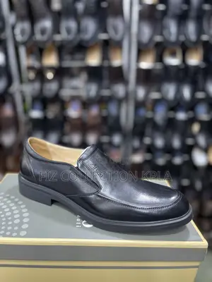 Original Clarks Pure Leather Black Executive Loafers | Office 