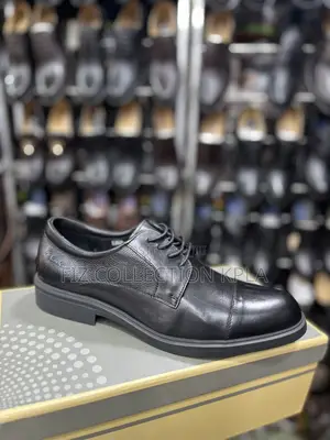 Original Clarks Pure Leather Black Corporate Shoes