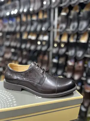 Original Clarks Classic Coffee Brown Formal Shoes