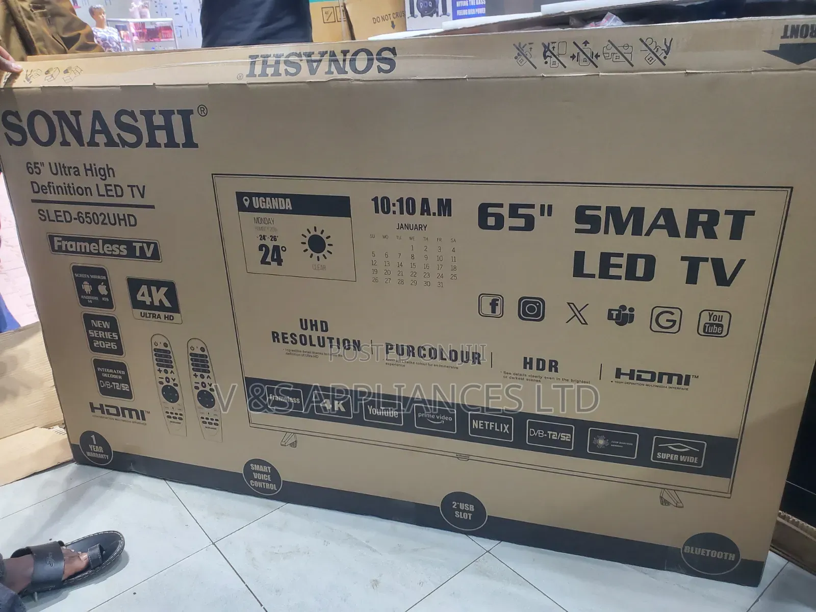 65 Sonashi Smart Uhd Tv