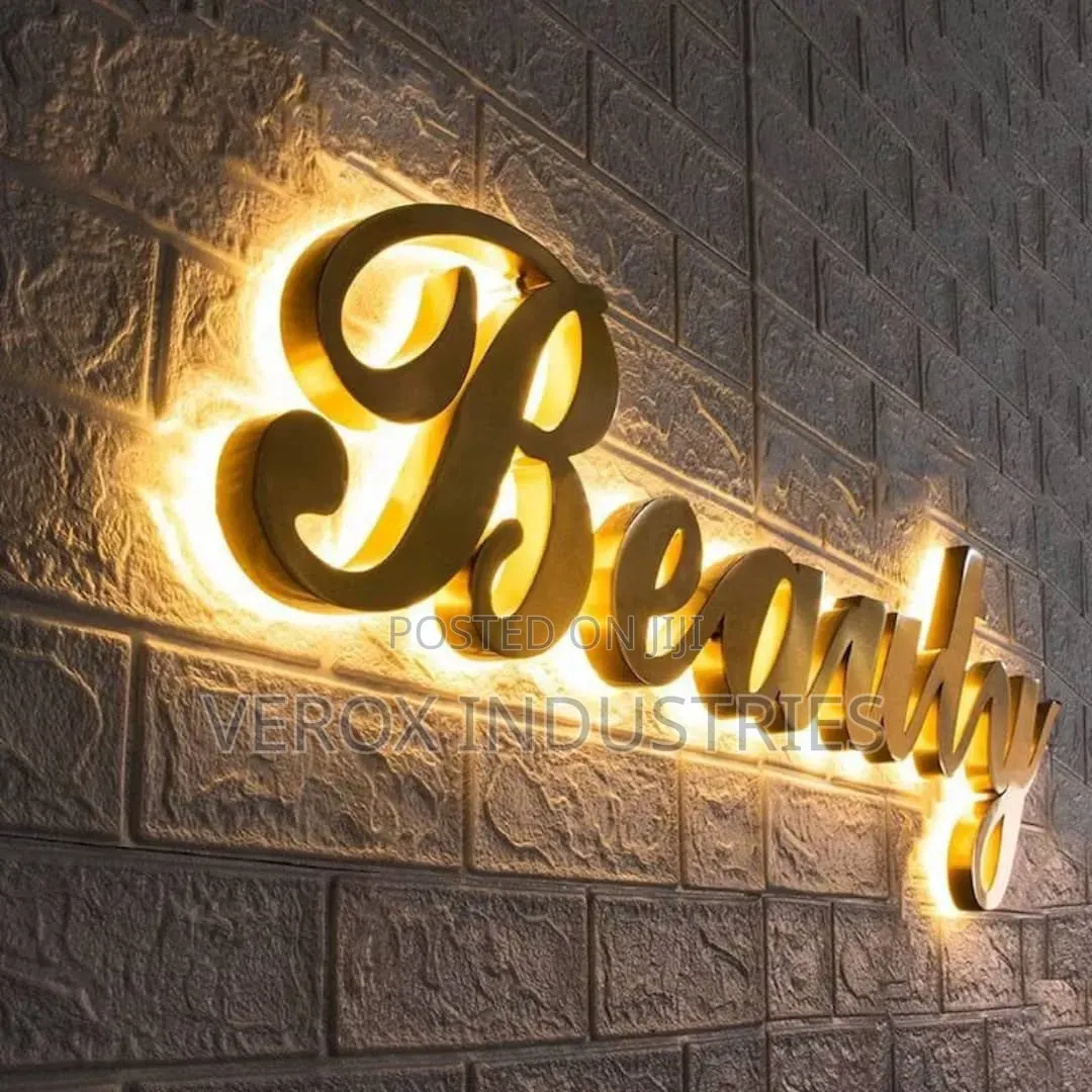 2d and 3d Lighting Signages