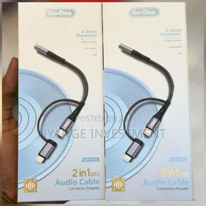 2in1 Otg Audio Cable. Go Des 2in1 Otg Audio Cable 3.5mm .