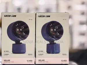 Green Lion Velar Desktop Fan, Rechargeable 3600mah Usb-C Table Fan