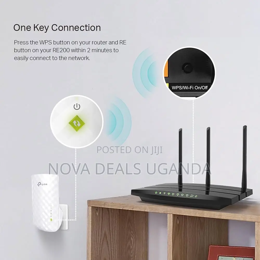 Tp-Link Re200 Ac750 Universal Dual Band Range Extender, Wi-Fi Extender