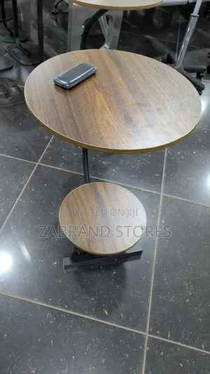 Chairside Round Wooden Mini Table
