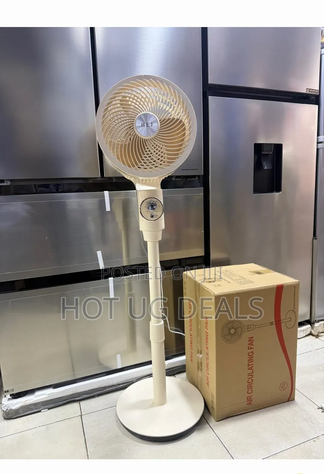 Air Circulating Fan – Adjustable Height 3-Speed Control