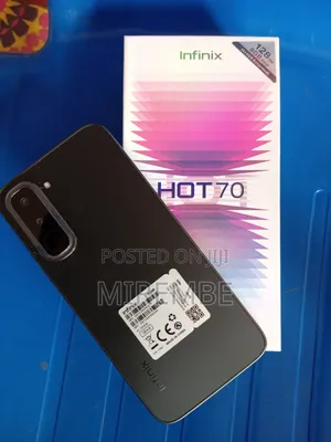 New Infinix Hot 70 128 GB Black