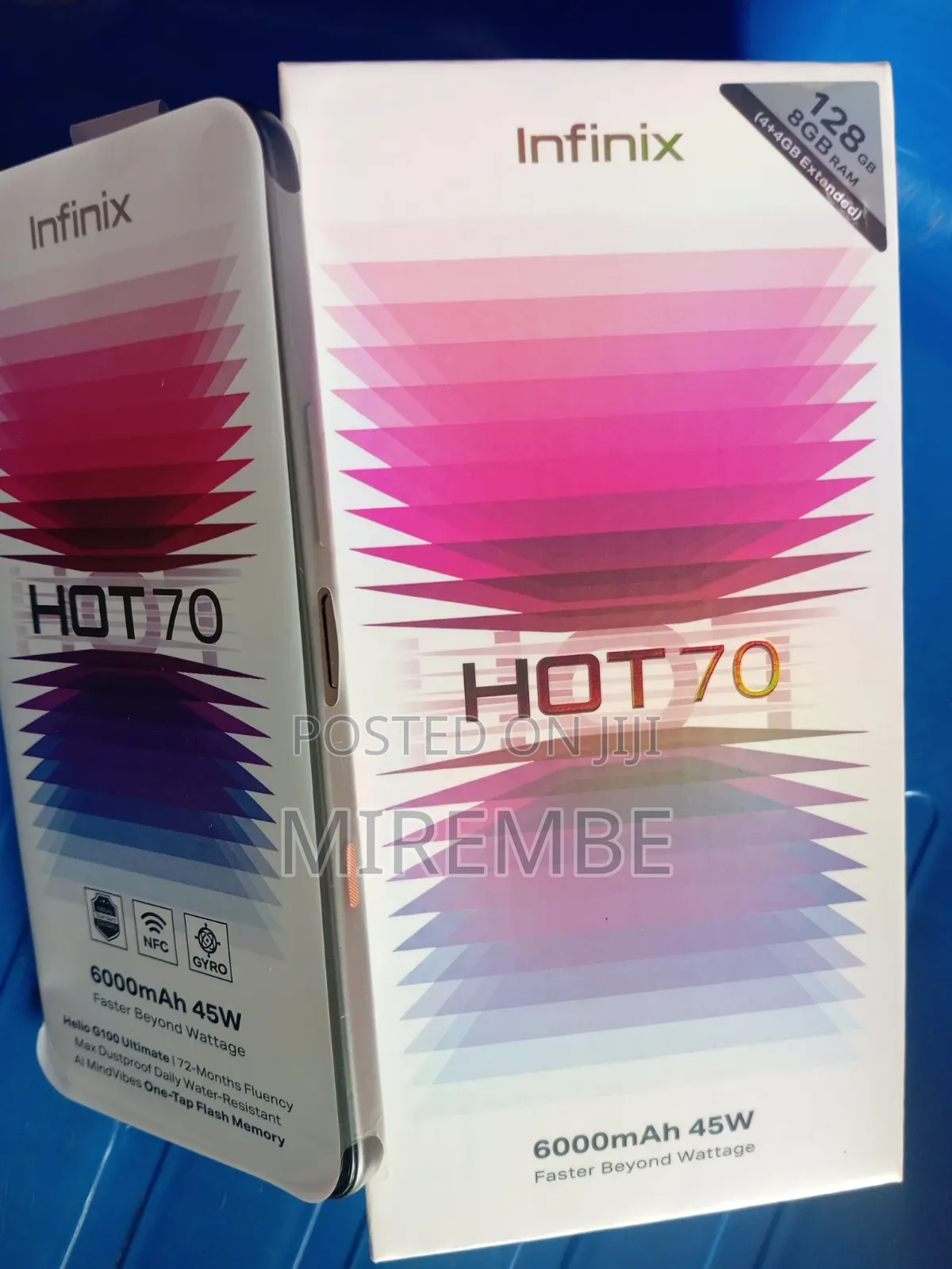 New Infinix Hot 70 128 GB Black