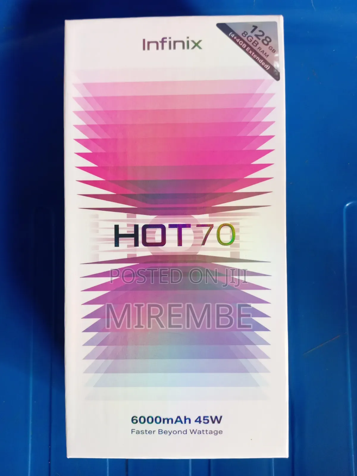 New Infinix Hot 70 128 GB Black