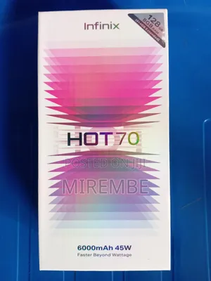 New Infinix Hot 70 128 GB Black