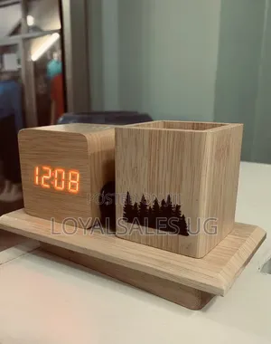 Desk Organizer With an Alarm