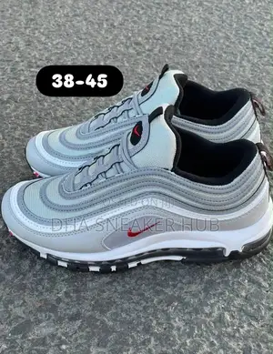 Nike Airmax 97 Silver Black Casual Sneakers
