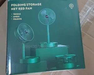 Portable Rechargeable Folding Desk Fan – Compact Cooling Solution